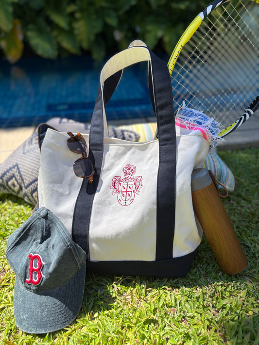 Canvas Tote with Aboitiz Crest