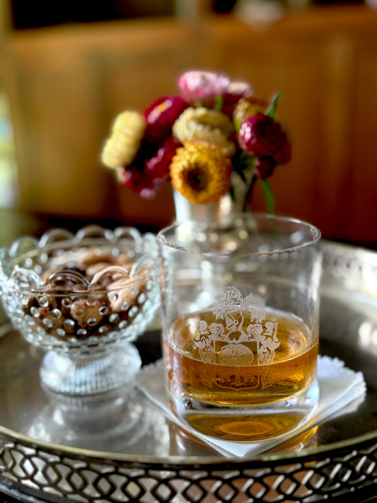 Rock Glasses with Moraza Crest